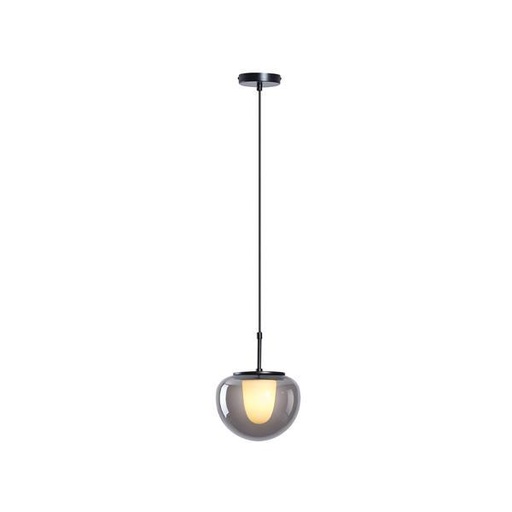 [144-28520] LÁMPARA COLGANTE CRISTAL G9 MAX 7W 200x1240mm AHUMADO ARTE ILLUMINA FIME