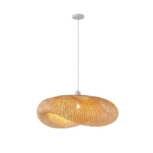[144-33089] LÁMPARA DE TECHO COLGANTE BAMBÚ 1xE27 MÁX. 15W 760x560x220mm ARTE ILLUMINA LAGOON