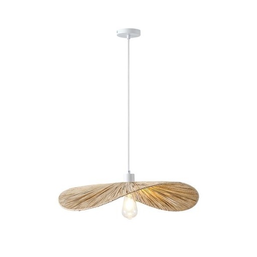 [144-33094] LÁMPARA DE TECHO COLGANTE BAMBÚ 1xE27 MÁX. 15W 550x550x120mm ARTE ILLUMINA OASIS