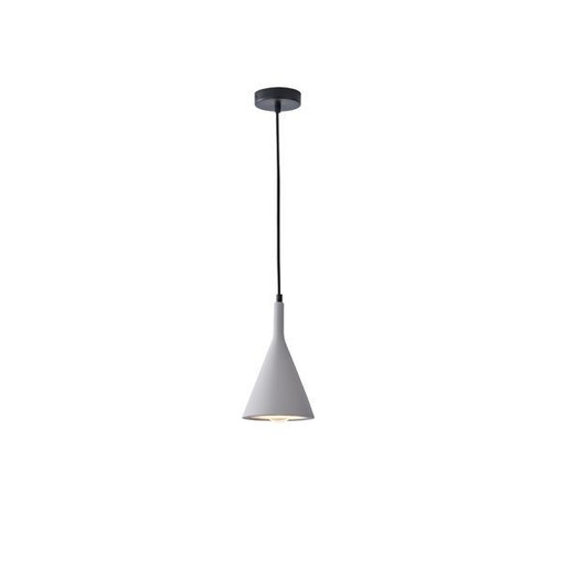 [144-50012] LÁMPARA DE TECHO COLGANTES HORMIGÓN 1xE27 Ø150X1750mm GRIS ARTE ILLUMINA YESO
