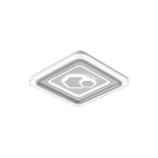 [144-51036] PLAFÓN DE TECHO LED 60W 5220lm 3000K Ø50 3000-4000-6500K 3CCT 490x50mm BLANCO ARTE ILLUMINA MOTIVO