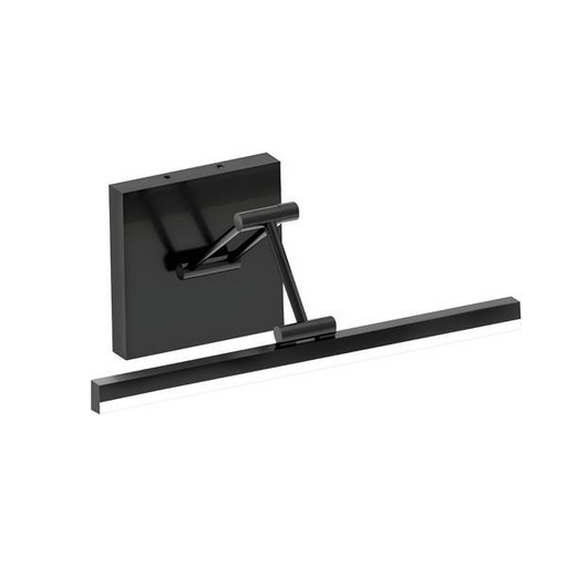 [144-80522] LUMINARIAS PARA BAÑO 14W 1260lm 3CCT(3000-4000-6000K) 400mm IP44 NEGRO ARTE ILLUMINA AURA