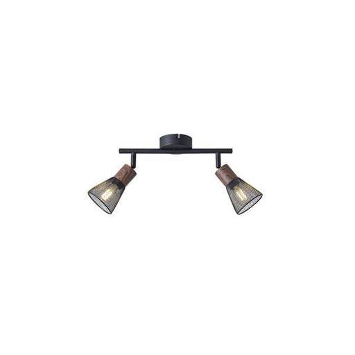 FOCO CON PANTALLA DE MALLA 2xE14 MÁX. 7W 255x80x145mm ARTE ILLUMINA MESHY