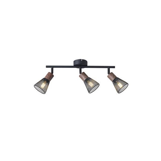 FOCO CON PANTALLA DE MALLA 3xE14 MÁX. 7W 390x80x145mm ARTE ILLUMINA MESHY