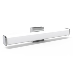 APLIQUE DE PARED CUADRADO "PALM" PARA ASEO, 15W 15OOlm 3CCT (3000-4000-6000K) L=600mm IP44 ARTE ILLUMINA