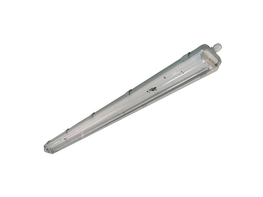 [PE120_PCK10] PANTALLA ESTANCA "DICHT" 2xTUBO LED 120cm PC 1263x108x90mm AIMUR (Pack 10 unidades)