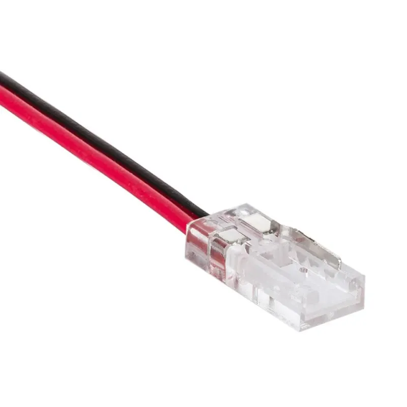 [CONEC-H8] CONECTOR HIPOPÓTAMO DE ALIMENTACIÓN CON CABLE PARA TIRA LED 8mm SMD/COB 12-24V IP20 