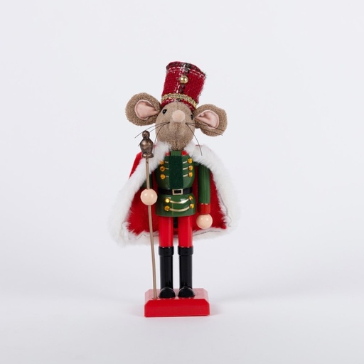 [600-48266] RATÓN CASCANUECES, PLÁSTICO, 10X28CM