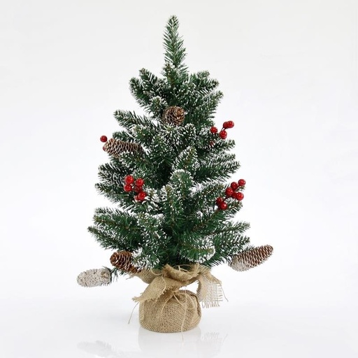 [600-30033] ÁRBOL 60CM, 70 PUNTAS (PUNTAS ANCHO 6CM), VERDE COLOR