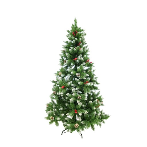 [620-22173] NEVADO ÁRBOL CON BAYAS, 240CM