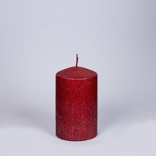 [819-00064] VELA ROJO RÚSTICO 7X10CM