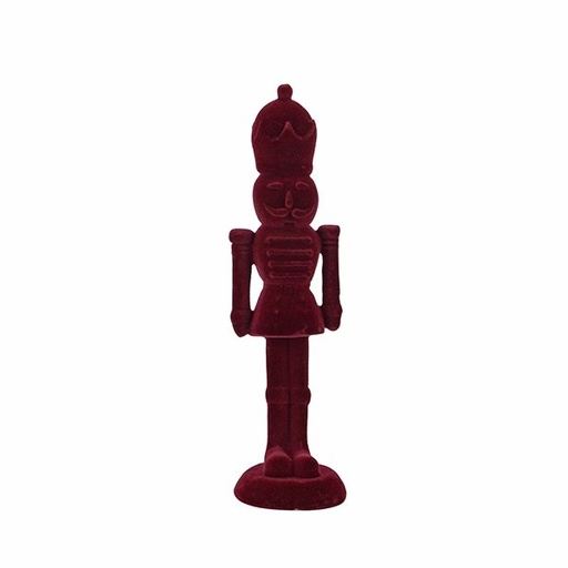 [600-49323] SOLDADO, TERCIOPELO, VINO ROJO, 5X20CM